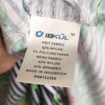 Ibkul ladies athletic long sleeve crew dress in Johanna floral sun protection S Black Photo 9