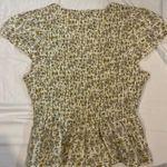 American Eagle Outfitters Floral Ruffle Top Photo 2