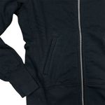 NWOT American Giant Women's Black Moto Full Zip Sweatshirt Jacket Size S Casual Photo 2