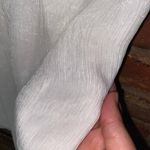 MM Couture  Miss Me White Metallic Beaded Sleeveless Blouse Women's Size Medium Photo 3