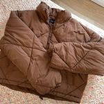 Love Tree Brown Puffer Jacket Photo 0