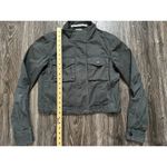 Athleta  Womens Zip Up Pockets Green Cargo Jacket Lightweight size XS Photo 6