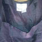 Max Mara 10 Linen Sleeveless Brown Lined Wrap Top Photo 2