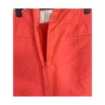 J.Crew  Knee Length Pencil Cotton Stretch Skirt Back Zip Slit 12 Coral Orange Photo 10
