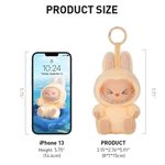 Pop Mart The Monsters Have A Seat Dada Labubu Plush Blind Box Pendant Keychain Pink Photo 2