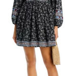 Sea New York Everly Embroidered Long Sleeve Dress, Size XL, NEW w/Tag Blue Photo 0