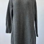 Boden Wool & Alpaca Sweater Dress, Sz: 14L Gray, Ivory (bA6) Gray Size 14 Photo 0