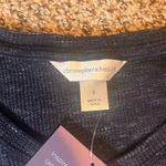 Christopher & Banks  Women's Blue Heathered Long Sleeve Raglan Top‎ Size S NWOT Photo 1