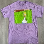 The Simpsons NWOT Homer Purple Tee size M Photo 0
