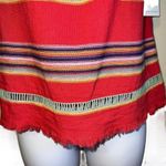 Anthropologie DRA On or Off Shoulder Fiesta Print Fringe Trim Top NWT XS Photo 3