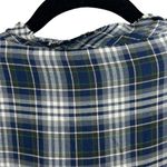 Jane and Delancey NWT  Boho Plaid Lace Up Blouse Top Size‎ Large Bohemian Peasant Photo 8