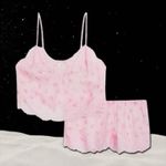 SKIMS  Romance Lace Silk Camisole & Shorts Sz 2X 16-18 Cherry Blossom Balloon Photo 1