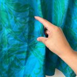 Adrianna Papell NWT Blue Floral Print Smocked Waist Dress Size 14 Photo 10