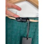 Andrea Crocetta Size M Deep Green Sheer Top Swiss Dot Maxi Dress Bohemian Size M Photo 7