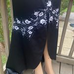 Niki Livas black high low bandeau dress Photo 5