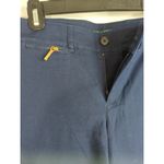 Lauren Ralph Lauren Women's Mid Rise Cotton Straight Leg Dress Pants Blue Size 2 Photo 3
