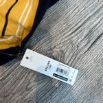 No Boundaries NWT NoBo Women’s XXL / 2X Yellow Striped T-Shirt with Knot Detail Short Sleeves Photo 3