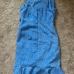 Hello Molly  Mini Dress Blue Polka Dots Photo 3