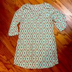 CARAMELA , Inc. spearmint print lightweight long-sleeve dress Photo 0