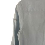 Columbia  Women‎ Size Small Baby Light Blue Linen Blend Long Sleeve Top Photo 5