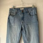 OAT New York Jeans Womens Size 10/30‎ Light Wash Denim Cropped Raw Hem Blue Photo 1