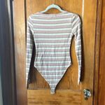 Forever 21  Striped Henley Bodysuit Photo 2