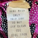 Vintage Rimini pink purple black silver metallic dots dress Made in USA Size undefined Photo 10