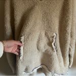 Natural Life  | Beige Blanket Hoodie Faux Sherpa Oversized Photo 4