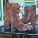 Steve Madden Gretell brown heeled lace up boots sz 10 Photo 8