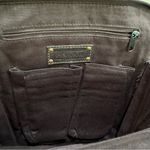 Fossil ‎ Black Leather Multi Compartment Crossbody Travel Bag Purse Minimalist Photo 8