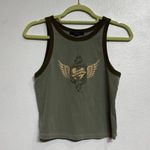 Forever 21 Green Wild Child Tank Top Sz M Photo 1