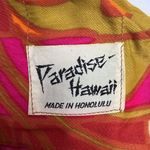 Vtg Size S Dress 60s Paradise Hawaii Honolulu Maxi Tropical Bright Floral Long Photo 1