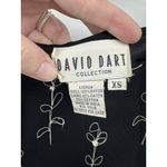 VTG David Dart Midi Dress Women XS Black Whimsygoth Dark Romance Vampire Witchy Photo 2