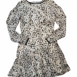 Reiss  NWT Finlay Bracelet Sleeve Monochrome Abstract Print Dress Photo 0