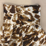 Rafaella  Women’s XL Leopard Print Satin Blouse Button Front Long Sleeve Top Photo 6