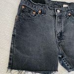 Levi's Vintage 517 Black High Rise Shorts Photo 3