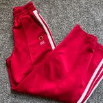 BDG  Urban Outfitters Womens Track Pants Red White Stripe Mid Rise Pockets XS Photo 0