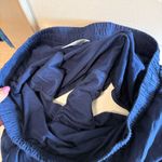 Lands' End Land's End Women's Navy Blue Cotton Modal Lined Boyshorts Pull On Casual Shorts Photo 2