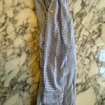 Maaji EUC Striped Women's Blue Harbour Island Long Sleeve Shirt Cover Up Blue L Photo 7