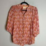 Anthropologie  Maeve Kalapana Tiger Blouse Photo 1