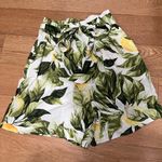 H&M Lemon print high waist shorts Photo 2