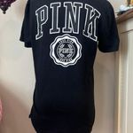 PINK - Victoria's Secret PINK VS basic black pocket t shirt Photo 1
