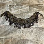 Sharmark Las Vegas Metallic Gold Sequin Beaded Shawl Wedding Flapper Party Wrap Black Photo 1