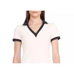 STAUD M Volley Polo Golf Tennis Core V-neck short sleeves Top Preppy Luxury Tee Photo 6
