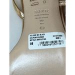 Schutz  Heloise Metallic Leather Slingback Sandals - Size 9 Photo 3