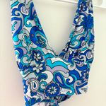 PacSun blue  paisley print halter top  Photo 1