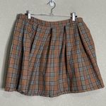 Hot Topic  Academia Brown Plaid Mini Skirt Medium Photo 1