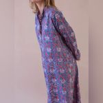 Mille Resort & Travel Maxi Belljar Long Sleeve Maxi Dress Blue Size XXS Photo 10