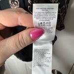 Lucky Brand Black Floral Flowey Viscose Top Size 1XL Photo 3