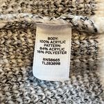 Leith  White & Gray Geometric Print Cardigan Size XS/S Photo 6